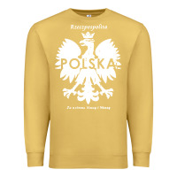 Antique Gold poland rzeczpospolita polska polish eagle symbol Premium Sweatshirt - linhVisuals