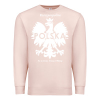 Pale Pink poland rzeczpospolita polska polish eagle symbol Premium Sweatshirt - linhVisuals