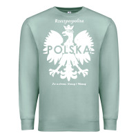 Seafoam poland rzeczpospolita polska polish eagle symbol Premium Sweatshirt - linhVisuals