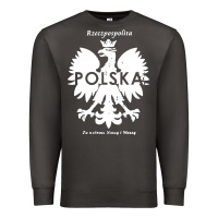 Smoke poland rzeczpospolita polska polish eagle symbol Premium Sweatshirt - linhVisuals