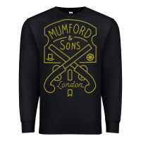 Black mumford and sons merch Premium Sweatshirt - linhVisuals