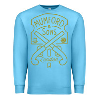 Ocean Blue mumford and sons merch Premium Sweatshirt - linhVisuals