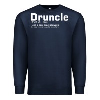 Navy drunkle merch Premium Sweatshirt - linhVisuals