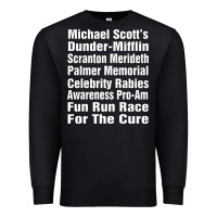 Black fun office tv show Premium Sweatshirt - linhVisuals