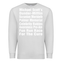 Dove Grey fun office tv show Premium Sweatshirt - linhVisuals
