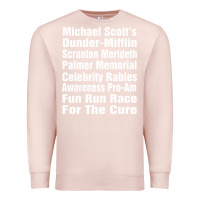Pale Pink fun office tv show Premium Sweatshirt - linhVisuals