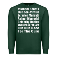 Sports Green fun office tv show Premium Sweatshirt - linhVisuals