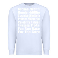 White fun office tv show Premium Sweatshirt - linhVisuals