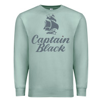 Seafoam Captain Black Cigar Premium Sweatshirt - linhVisuals