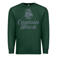Sports Green Captain Black Cigar Premium Sweatshirt - linhVisuals