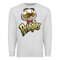 Dove Grey pringles classic Premium Sweatshirt - linhVisuals