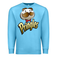 Ocean Blue pringles classic Premium Sweatshirt - linhVisuals