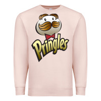 Pale Pink pringles classic Premium Sweatshirt - linhVisuals