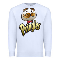 White pringles classic Premium Sweatshirt - linhVisuals