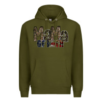 Army Green mama of both Premium Hoodie - RacoonDesign