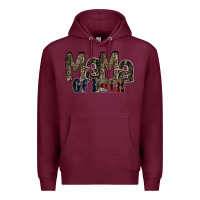 Burgundy mama of both Premium Hoodie - RacoonDesign