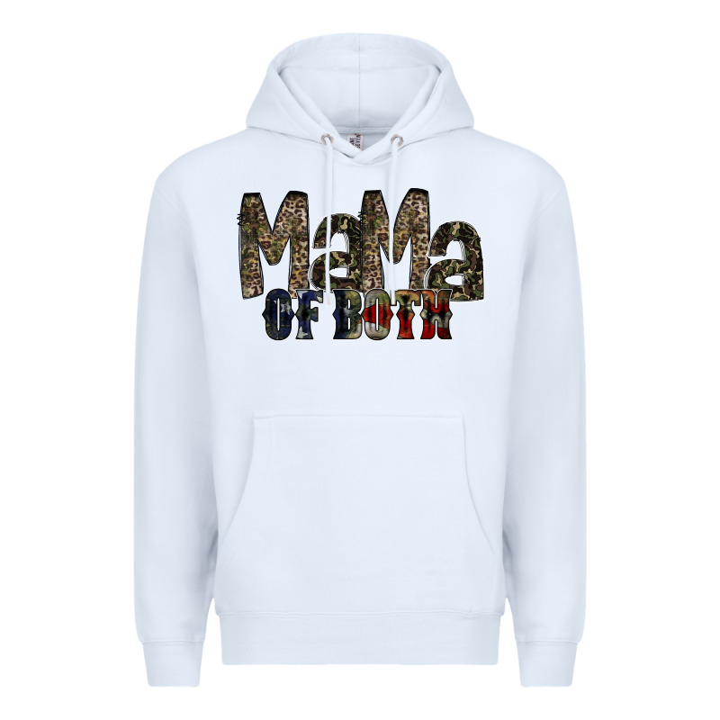 Mama Of Both Premium Hoodie by RacoonDesign | Teevron