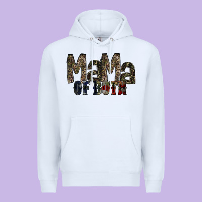 Mama Of Both Premium Hoodie Designed By Racoondesign
