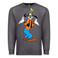 Charcoal Heather goofy Premium Sweatshirt - linhVisuals