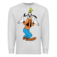 Dove Grey goofy Premium Sweatshirt - linhVisuals