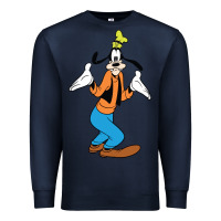 Navy goofy Premium Sweatshirt - linhVisuals