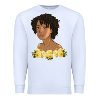 White corinne bailey rae müsïc Premium Sweatshirt - linhVisuals
