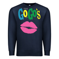 Navy the go go's müsïc Premium Sweatshirt - linhVisuals