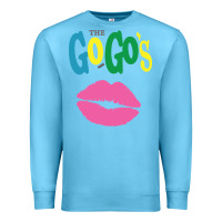 Ocean Blue the go go's müsïc Premium Sweatshirt - linhVisuals