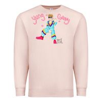 Pale Pink yung gravy müsïc Premium Sweatshirt - linhVisuals