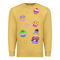 Antique Gold cupcakes! Premium Sweatshirt - linhVisuals