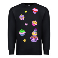 Black cupcakes! Premium Sweatshirt - linhVisuals