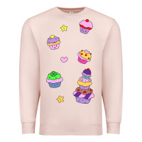 Pale Pink cupcakes! Premium Sweatshirt - linhVisuals