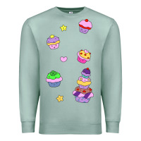 Seafoam cupcakes! Premium Sweatshirt - linhVisuals