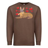 Chestnut dutch shepherd dog t  shirt dutch shepherd dog with stuffed animal and Premium Sweatshirt - linhVisuals
