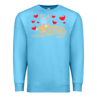 Ocean Blue dutch shepherd dog t  shirt dutch shepherd dog with stuffed animal and Premium Sweatshirt - linhVisuals