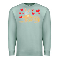 Seafoam dutch shepherd dog t  shirt dutch shepherd dog with stuffed animal and Premium Sweatshirt - linhVisuals