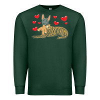 Sports Green dutch shepherd dog t  shirt dutch shepherd dog with stuffed animal and Premium Sweatshirt - linhVisuals