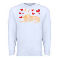 White dutch shepherd dog t  shirt dutch shepherd dog with stuffed animal and Premium Sweatshirt - linhVisuals