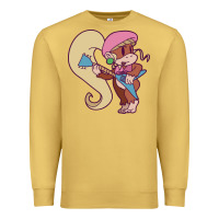 Antique Gold cute guitarist dixie kong Premium Sweatshirt - linhVisuals