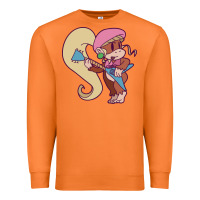 Carrot cute guitarist dixie kong Premium Sweatshirt - linhVisuals
