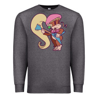 Charcoal Heather cute guitarist dixie kong Premium Sweatshirt - linhVisuals