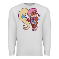 Dove Grey cute guitarist dixie kong Premium Sweatshirt - linhVisuals