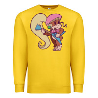 Lemon cute guitarist dixie kong Premium Sweatshirt - linhVisuals