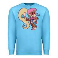 Ocean Blue cute guitarist dixie kong Premium Sweatshirt - linhVisuals