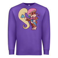 Purple cute guitarist dixie kong Premium Sweatshirt - linhVisuals