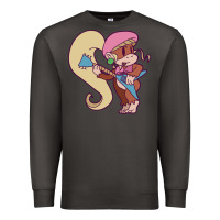 Smoke cute guitarist dixie kong Premium Sweatshirt - linhVisuals