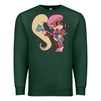 Sports Green cute guitarist dixie kong Premium Sweatshirt - linhVisuals