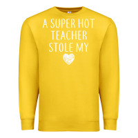 Lemon funny a super hot teacher stole my heart unisex t shirt Premium Sweatshirt - linhVisuals