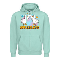 Seafoam goose bumps Zipper Hoodie - JahusDesignShop