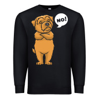 Black norfolk terrier t  shirt stubborn norfolk terrier t  shirt Premium Sweatshirt - linhVisuals